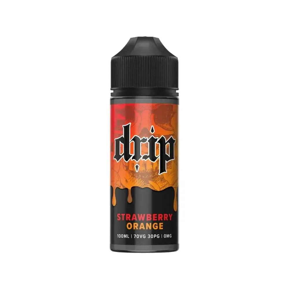 Strawberry Orange 100ml Shortfill E-Liquid by Drip