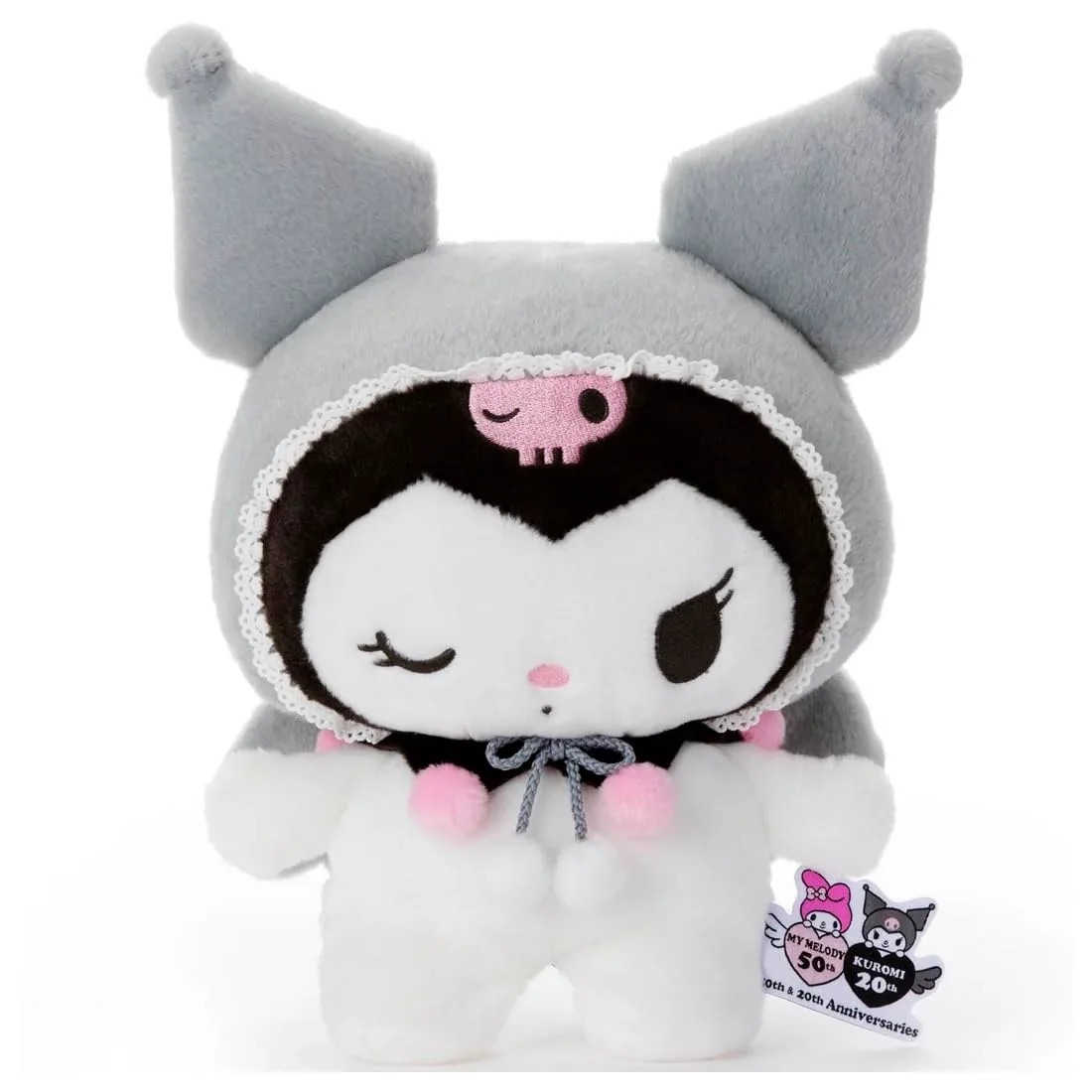 Takara Tomy Arts Sanrio Pyokorin Kuromi 20th Anniversary Plush Japan Edition
