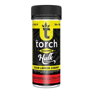 Torch Hulk Sour Lemon Cherry Gummies - 15000mg