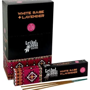 Tribal Soul - White Sage Lavender Incense Sticks - 15g