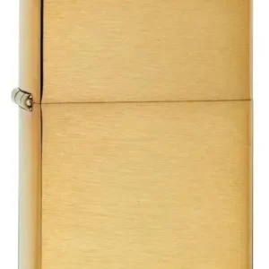Zippo Lighter - Brushed Brass w/o Engraving
